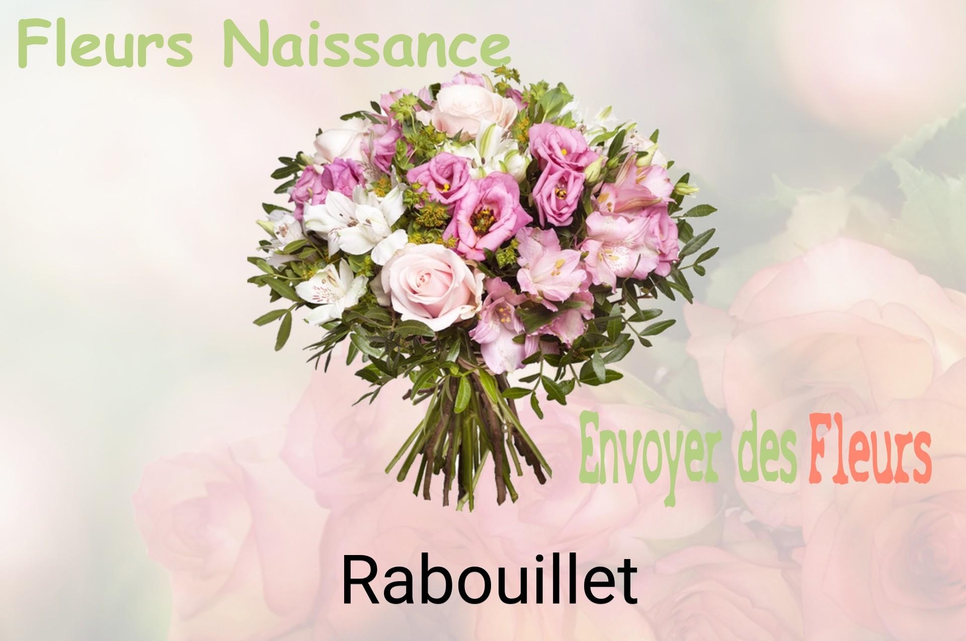Bouquet de fleurs de naissance livré à Rabouillet